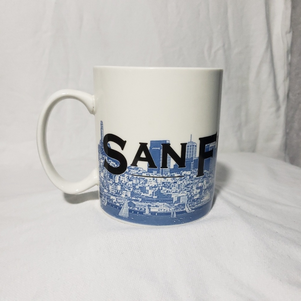 Starbucks coffee large mug San Francisco 2002